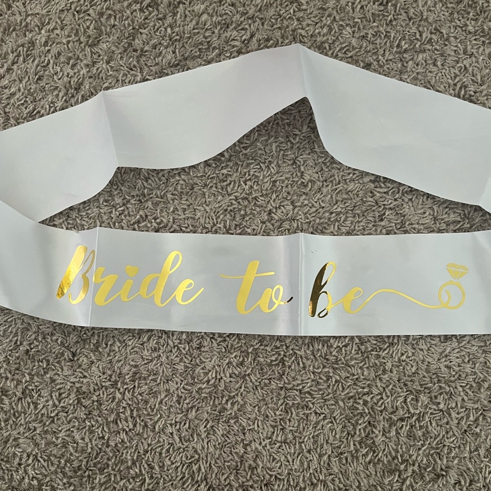 Bride to Be Sash